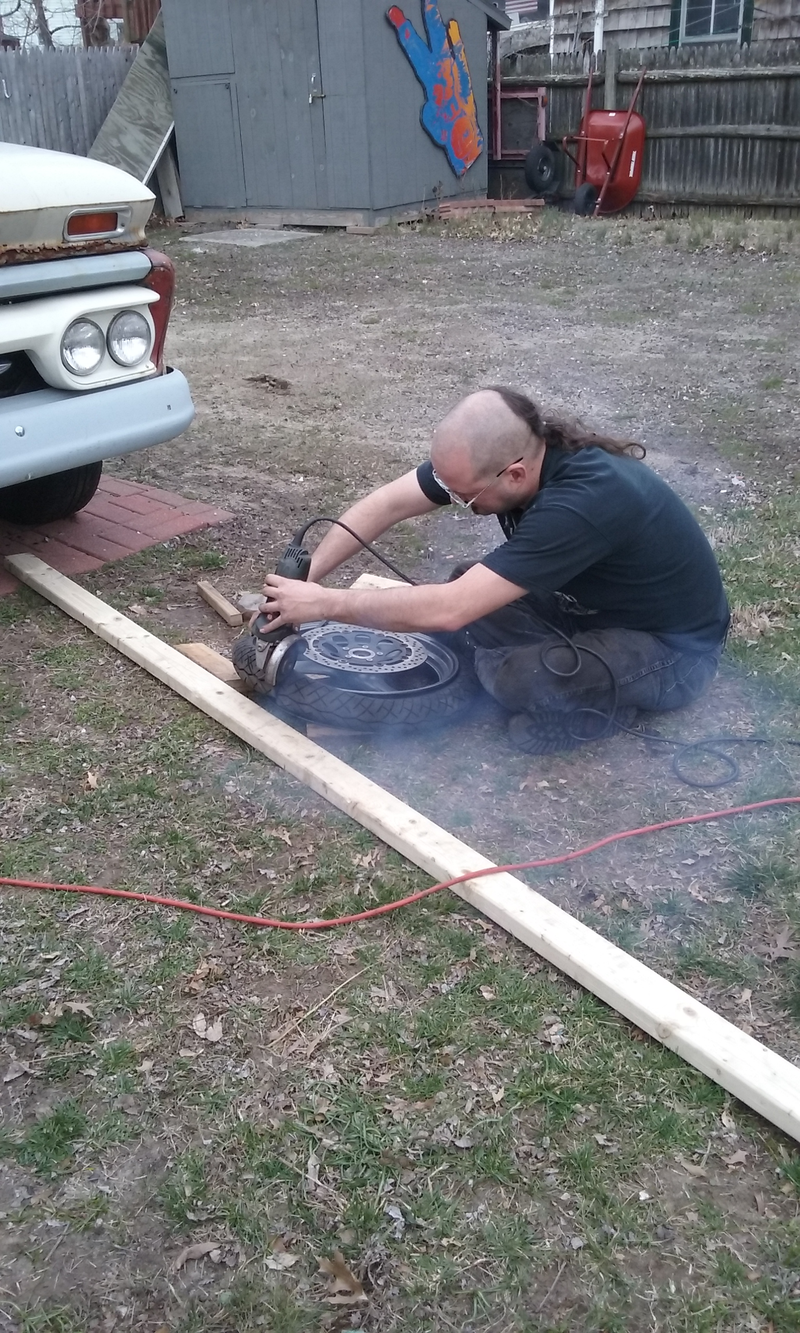 Illustration for article titled Angle grinder burnouts!